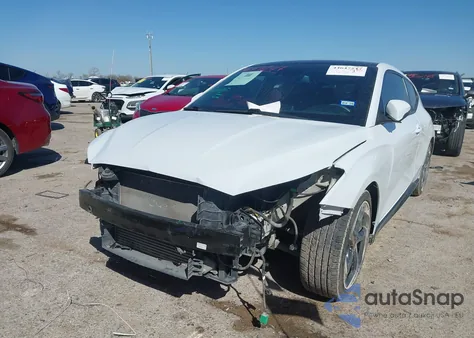 2019 Hyundai Veloster Turbo z USA, uszkodzony, nr VIN KMHTH6AB5KU006991